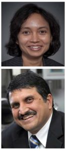 Ipsita Banerjee, PhD (pictured top) and Prashant Kumta, PhD (pictured bottom)